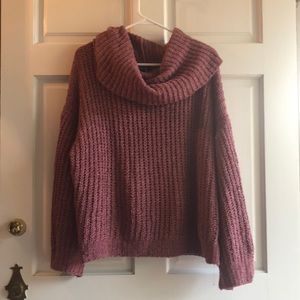 Burgundy sweater